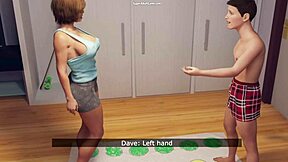 stepmother loses game and sucks dick in 3d uncensored play