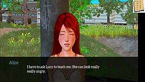 3D animated adult visual novel with anime-style characters
