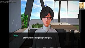 3D animated adult visual novel with anime-style characters