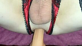 Close up and personal hardcore action with a dildo