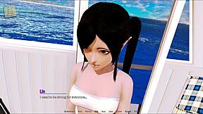 A visual novel and anime with a harem theme from Hotel 154