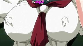 3D animated hentai featuring a public threesome with stepsis
