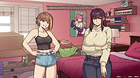 Amy's new roommate joins her in the shower