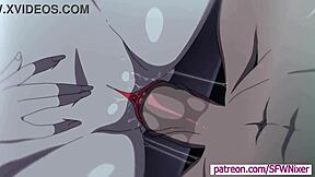 Denji and Reze's passionate hentai anime with Chainsaw man animation