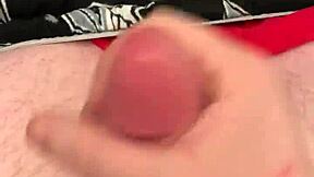 Last night's solo pleasure: quick jerk off and awesome cumshot