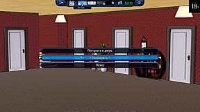 A collection of hardcore scenes from a harem hotel game