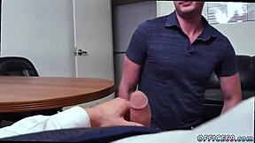 First time gay porn with locker room blowjobs and straight guys trying out their manhood