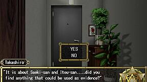 The final stage of the high priest in Bible Black: The Infection - A Japanese-style visual novel and hentai game