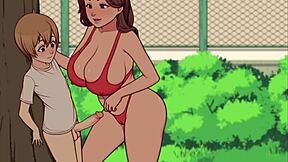 Hentai game features rural life, fetish content, and more