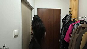 Teen skinny blond gets her ass licked and fucked by her boyfriend