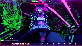 3D animated babes get down and dirty in this pornographic video