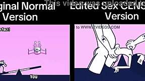 Rhythm Heaven Fever's uncensored and censored versions compared
