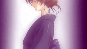 Anime teenager gets hardcore missionary sex
