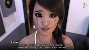 Homemade video with hot brunette MILF and big ass in 3D-like quality