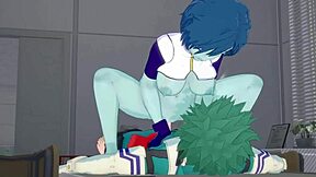 My Hero Academia: Big-boobed Kaoruko and intense Toru action