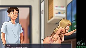 Summer fun with a special Crystal – fucking Roxxy’s mom