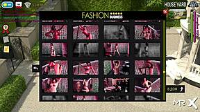 Hentai game with erotic massage scene in fashion business