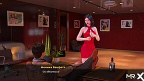 Boss and employee relationship in a fashion company in anime style