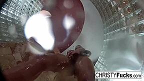 Christy Mack and Dahlia’s hot shower scene after sex scenes