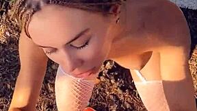 Skinny blonde gets messy in hardcore anal and creampies
