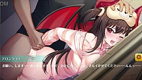 Single woman's day in the anime-style porn video