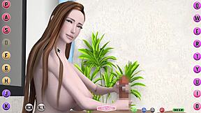 3D animated game of sex with huge tits and cumshots
