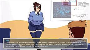 3D animated class with Miss Mei and hot students