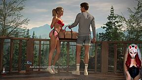 Beautiful women in animated porn movie called Dreamland - episode 15 in the great outdoors