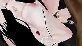 Hot Chinese Imvu girl gets fucked by a foreign cock