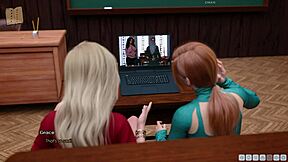 Visual novel adult game walkthrough for Lust Academy 204