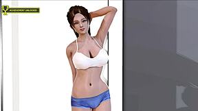 3D animated hentai featuring big tits and monster cock