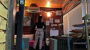 Delivery guy gropes me naked in public as usual