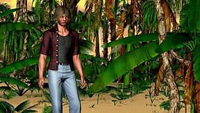 Huge tits and monster cock in Max's life 3D game