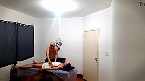Pretty masseuse gets more than she bargained for