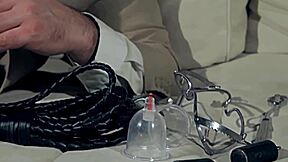 Rich Russian maledom dominates and face fucks submissive whore