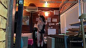 Delivery guy gropes me naked in public as usual