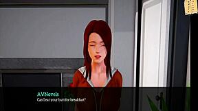 My curvaceous family members with red hair in homemade video #265