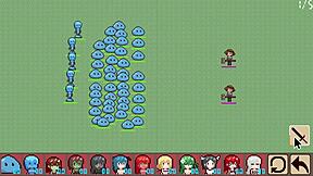 Cute girls team up to take down the slime king in this 3D anime-style game with BDSM elements