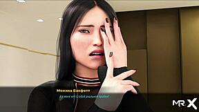 Commented gameplay of a visual novel-style porn game