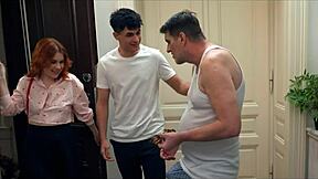 Wet and wild encounter with an older European daddy