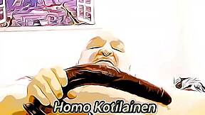 Homo kotilainen's big cock and fat ass in anime porn video