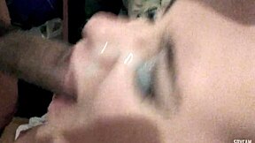 Hey, why does my stepdaughter moan so loud during doggystyle? Her face gets my load every time!
