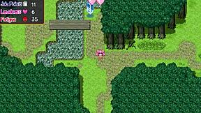 Noelle’s big boobs bounce and jiggle during the gameplay