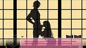 Ntraholic's latest release - a hentai game featuring a big ass wife and a cuckold husband
