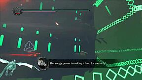 Harem simulator game with a sad girl theme