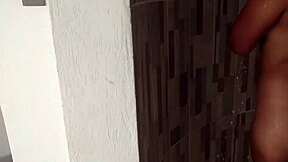Skinny blonds get dirty in hot lesbian shower scene