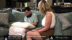 Caught in the act: Stepson's naughty solo session