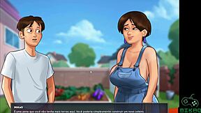 Steamy scene with a curvy MILF in the Summertime Saga episode 43