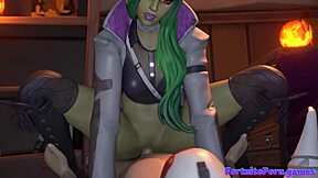 Big dick players fuck hot teens in Fortnite
