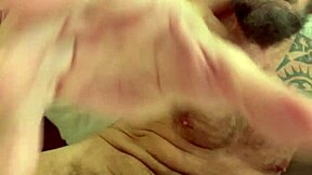 Gay solo scene with cum shot